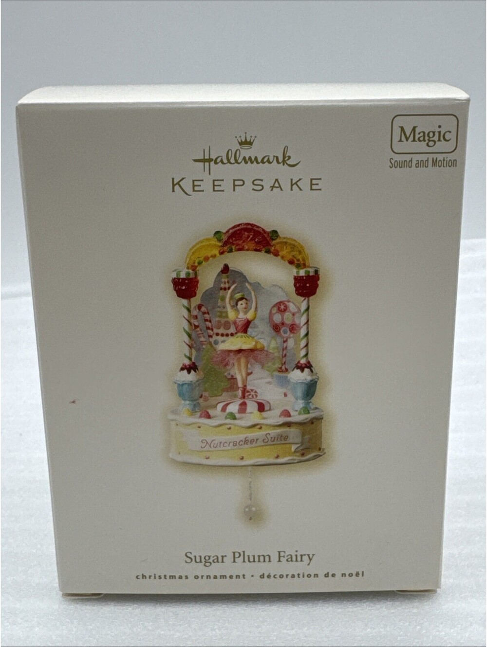 2008 Hallmark Dance Of The "Sugar Plum Fairy" Sound And Motion Ornament New
